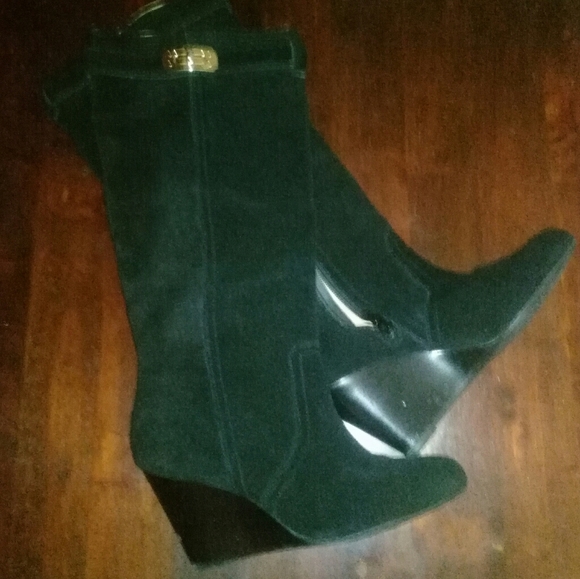 Coach Suede knee high boots - Picture 2 of 8